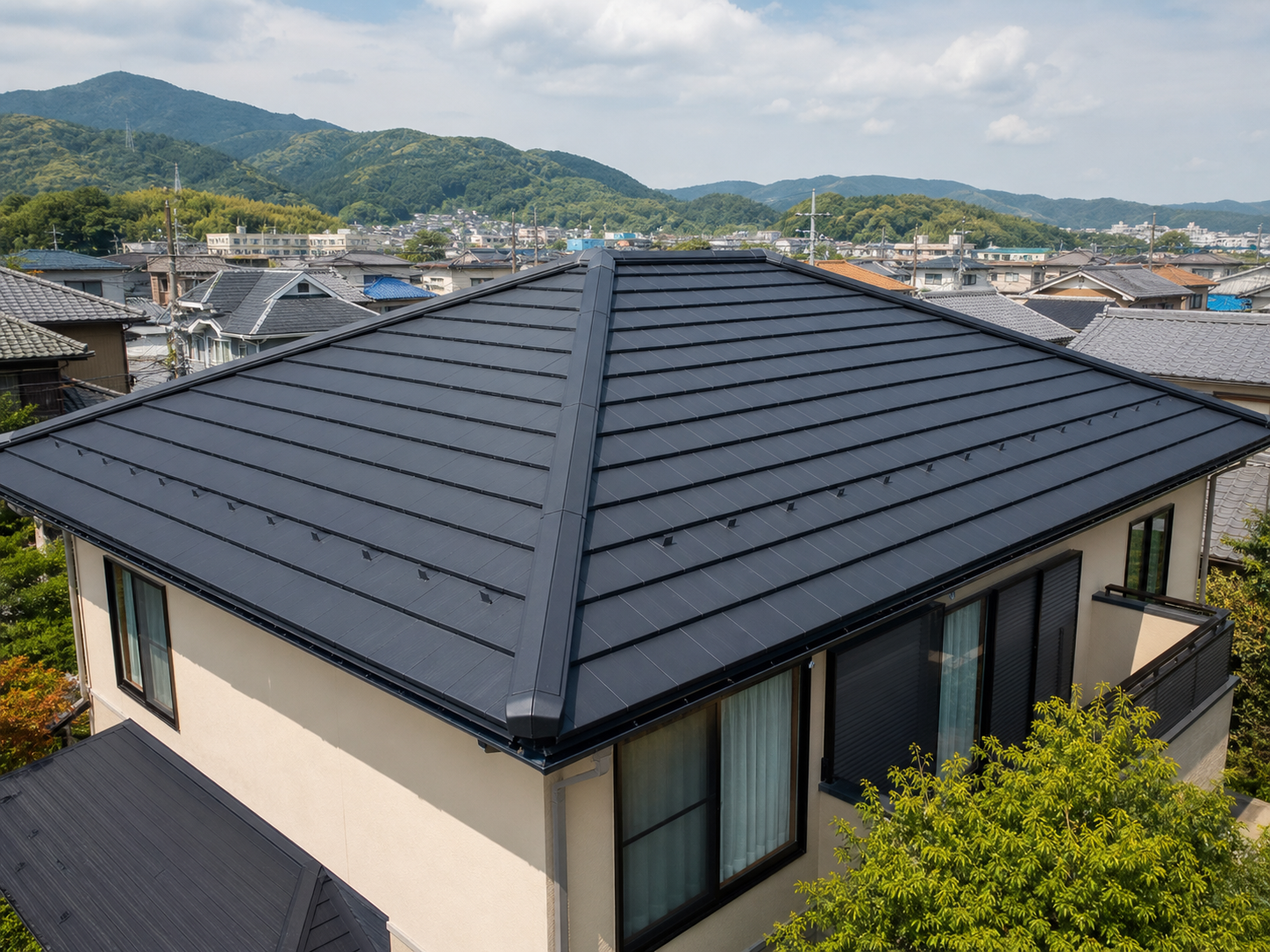 新築屋根の施工イメージ